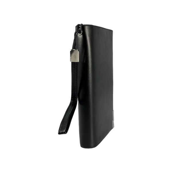 Классическое мужское портмоне с картхолдером, экокожа, черный цвет Классическое мужское портмоне с картхолдером, экокожа, черный цвет