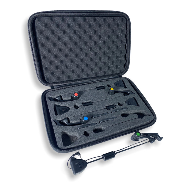 Набор свингеров для рыбалки, SW20B-4, на штанге с магнитом, в кейсе, Feima