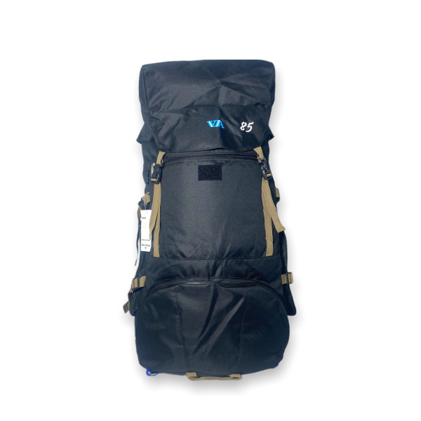 Тактичний, туристичний рюкзак, 80 л, одне відділення, фронтальні кишені, бокові кишені, чорний