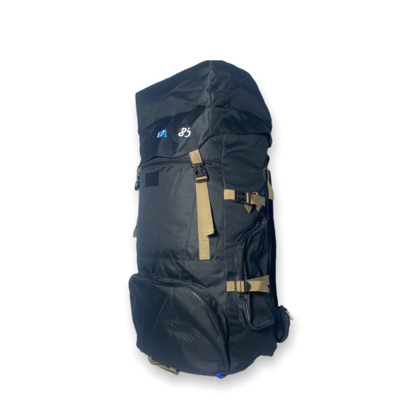 Тактичний, туристичний рюкзак, 80 л, одне відділення, фронтальні кишені, бокові кишені, чорний Тактичний, туристичний рюкзак, 80 л, одне відділення, фронтальні кишені, бокові кишені, чорний