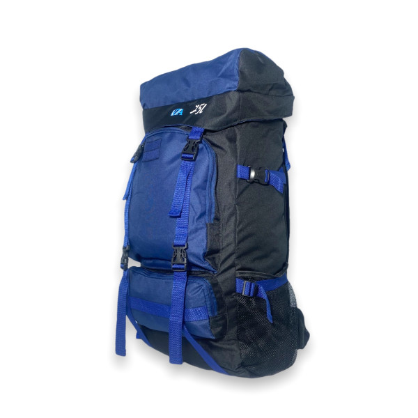 Рюкзак тактичний, одне відділення, фронтальні кишені, бокові кишені, 75 л, синій