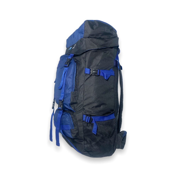 Рюкзак тактичний, одне відділення, фронтальні кишені, бокові кишені, 75 л, синій