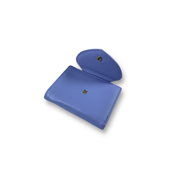 Женский кошелек с кнопочной застежкой, 1 отделение для купюр, экокожа Женский кошелек с кнопочной застежкой, 1 отделение для купюр, экокожа