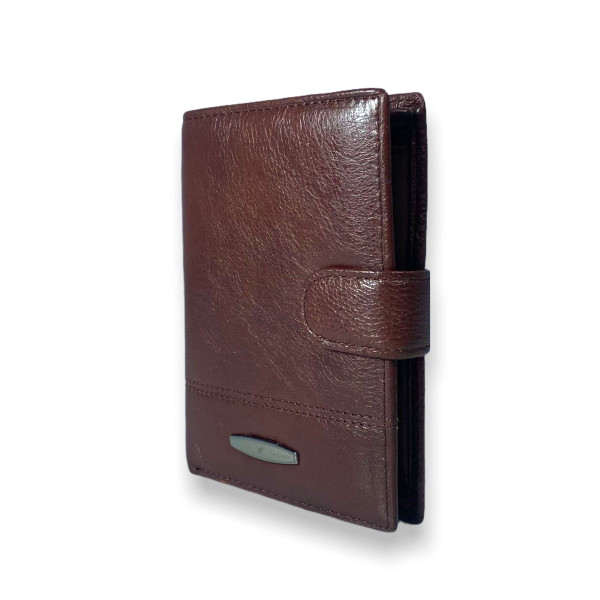 Чоловічий гаманець з натуральноі шкіри, колір крімсон Чоловічий гаманець з натуральноі шкіри, колір крімсон