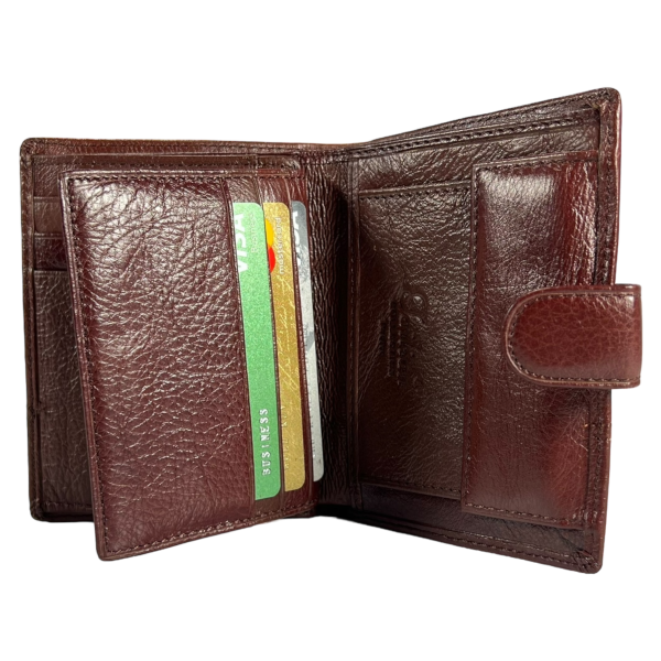 Повседневный мужской кошелек из натуральной кожи, цвет кромесон Повседневный мужской кошелек из натуральной кожи, цвет кромесон