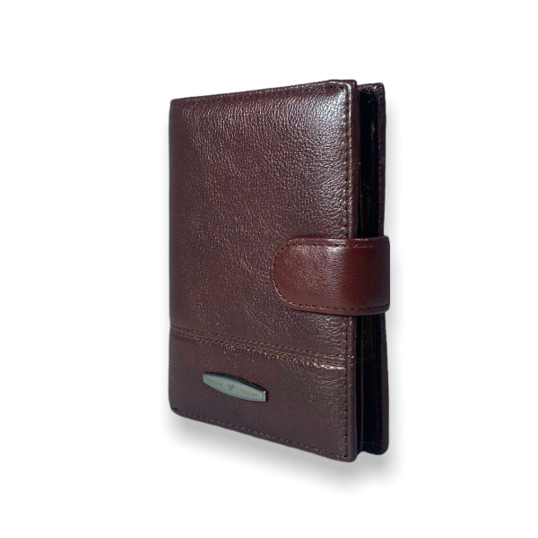 Кошелек мужской, натуральная кожа, два отдела для купюр, цвет кримсон Кошелек мужской, натуральная кожа, два отдела для купюр, цвет кримсон