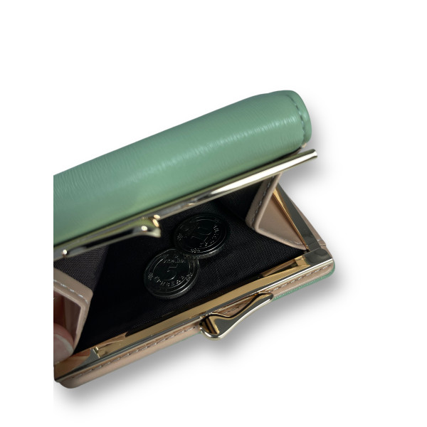 Гаманець Tailian жіночий із шкірозамінника зеленого кольору Гаманець Tailian жіночий із шкірозамінника зеленого кольору
