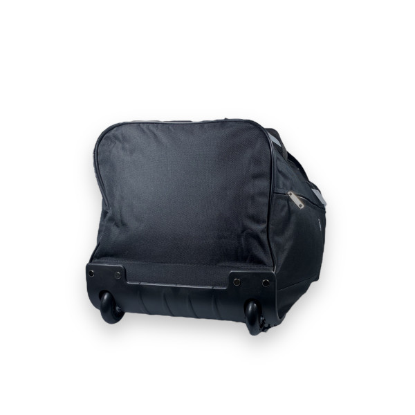 Дорожная сумка на колесах, один отдел, 72 л, две ручки, черная