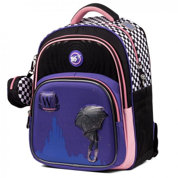 Рюкзак школьный полукаркасный Yes Academy S-91 два отделения, фронтальный карман, боковые карманы размер 38*29*13см Рюкзак школьный полукаркасный Yes Academy S-91 два отделения, фронтальный карман, боковые карманы размер 38*29*13см