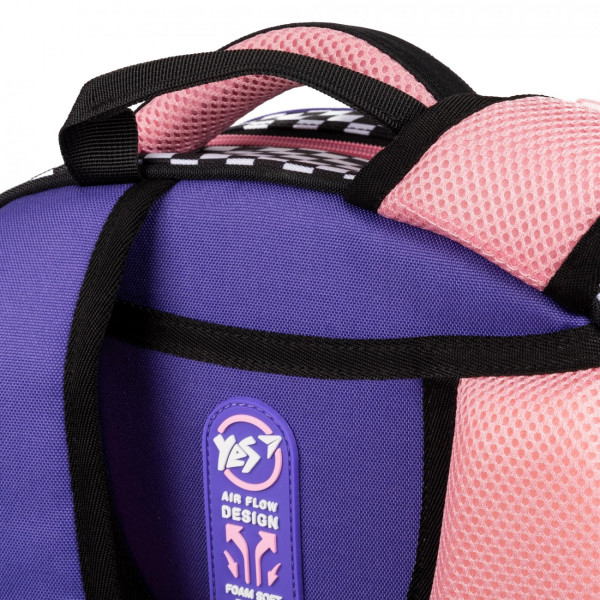 Рюкзак школьный полукаркасный Yes Academy S-91 два отделения, фронтальный карман, боковые карманы размер 38*29*13см Рюкзак школьный полукаркасный Yes Academy S-91 два отделения, фронтальный карман, боковые карманы размер 38*29*13см