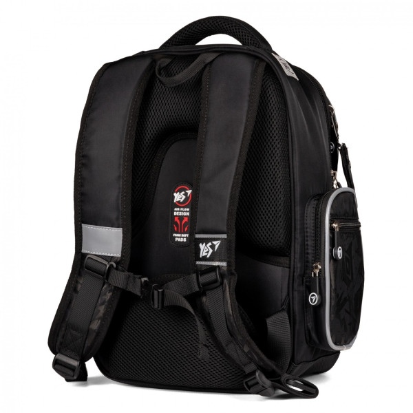 Рюкзак шкільний Yes Samurai S-101 одне відділення, дві просторі передні кишені, дві бокові кишені, розмір: 38 x 27 x 14 см Рюкзак шкільний Yes Samurai S-101 одне відділення, дві просторі передні кишені, дві бокові кишені, розмір: 38 x 27 x 14 см