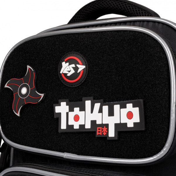 Рюкзак шкільний Yes Samurai S-101 одне відділення, дві просторі передні кишені, дві бокові кишені, розмір: 38 x 27 x 14 см Рюкзак шкільний Yes Samurai S-101 одне відділення, дві просторі передні кишені, дві бокові кишені, розмір: 38 x 27 x 14 см