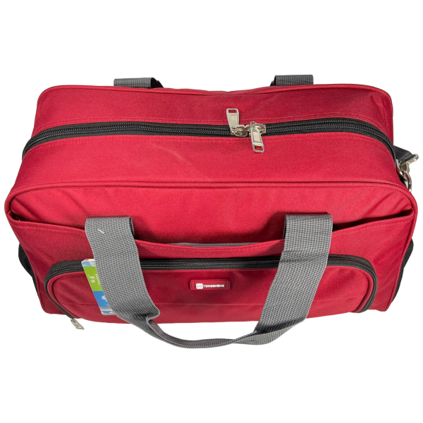 Дорожня сумка TONGSHENG на три віділеня TS 633-1 червона Дорожня сумка TONGSHENG на три віділеня TS 633-1 червона