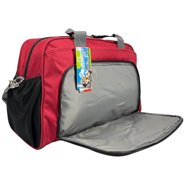 Дорожня сумка TONGSHENG на три віділеня TS 633-1 червона Дорожня сумка TONGSHENG на три віділеня TS 633-1 червона