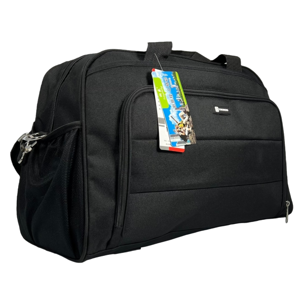 Дорожная сумка TONGSHENG на три выделения TS 633-2 черная Дорожная сумка TONGSHENG на три выделения TS 633-2 черная