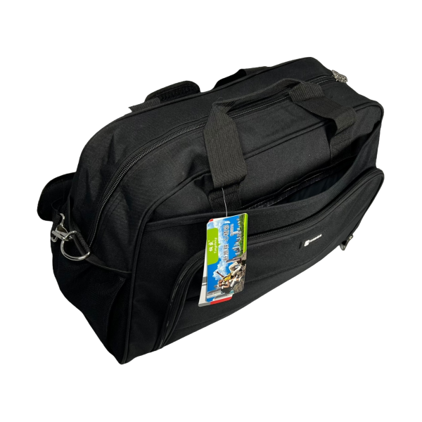 Дорожная сумка TONGSHENG на три выделения TS 633-2 черная Дорожная сумка TONGSHENG на три выделения TS 633-2 черная