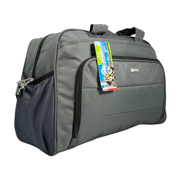 Дорожная сумка TONGSHENG на три выделения TS 633-5 серая Дорожная сумка TONGSHENG на три выделения TS 633-5 серая
