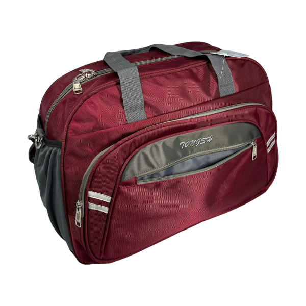 Дорожня сумка TONGSHENG на три віділеня TS 889-1 червона Дорожня сумка TONGSHENG на три віділеня TS 889-1 червона