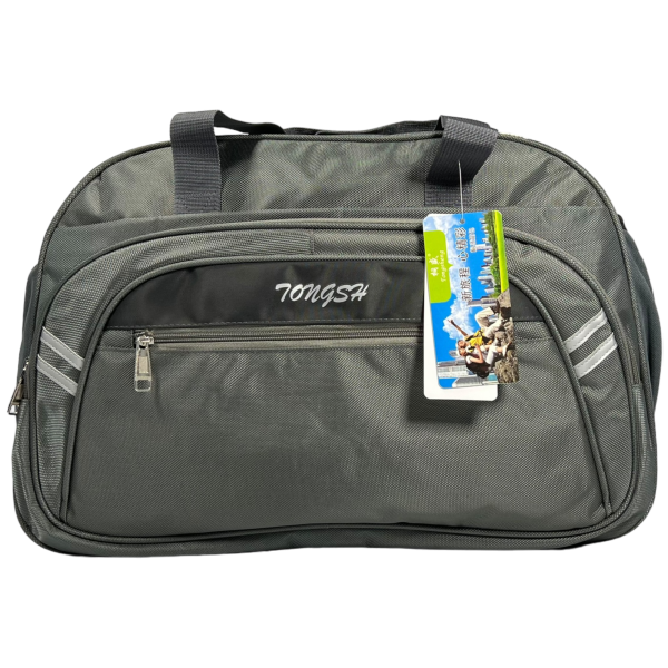 Дорожная сумка TONGSHENG на три выделения TS 889-4 серая