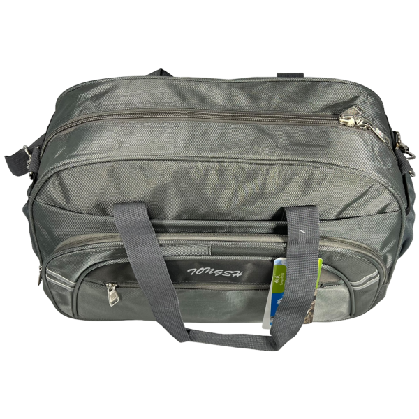 Дорожная сумка TONGSHENG на три выделения TS 889-4 серая Дорожная сумка TONGSHENG на три выделения TS 889-4 серая