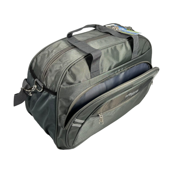Дорожная сумка TONGSHENG на три выделения TS 889-4 серая Дорожная сумка TONGSHENG на три выделения TS 889-4 серая