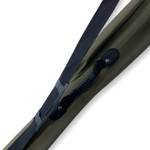 Чохол для вудочок Weida 150-2, дві секції, жорсткий каркас, пластикова ніжка, розмір: 150*25*15 см, хакі