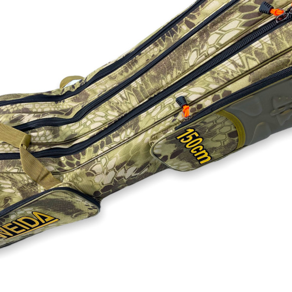 Чехол для удочек Weida СР150-3, три секции, полужесткий каркас, два кармана, размер: 150*30*20 см, камуфляж Чехол для удочек Weida СР150-3, три секции, полужесткий каркас, два кармана, размер: 150*30*20 см, камуфляж