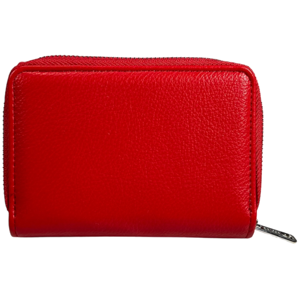 Жіночий гаманець екошкіра, червоний, 1 відділення для купюр та 5 осередків для карт Жіночий гаманець екошкіра, червоний, 1 відділення для купюр та 5 осередків для карт