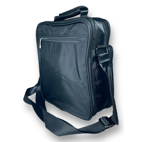 Сумка через плечо Star Dragon с двумя основными отделениями и четыре дополнительных кармана размер 31*26*9 черный