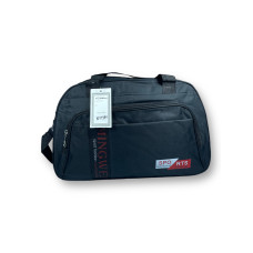 Дорожная сумка Sports, 20 л, 1 отделение, 1 дополнительное отделение, наплечный ремень, размер: 45*28*17 см, черная