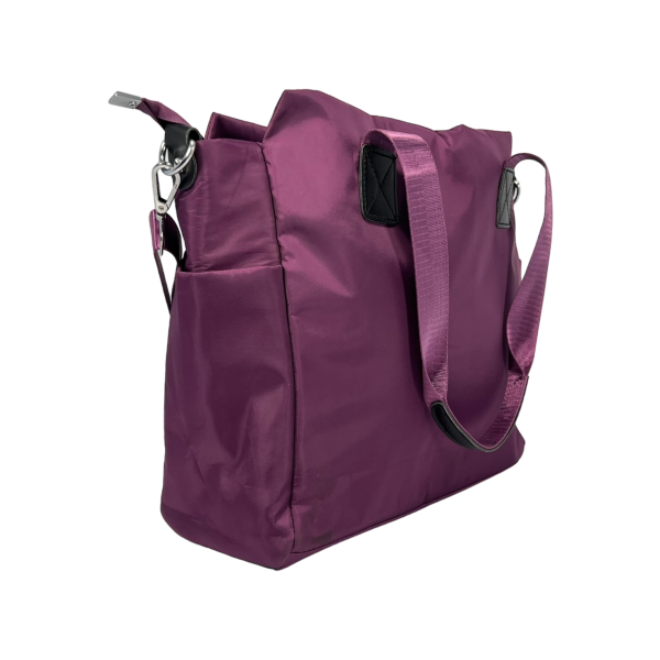 Женская сумка через плечо на три отделения, функциональная, цвет фиолетовый, 14 л. Женская сумка через плечо на три отделения, функциональная, цвет фиолетовый, 14 л.