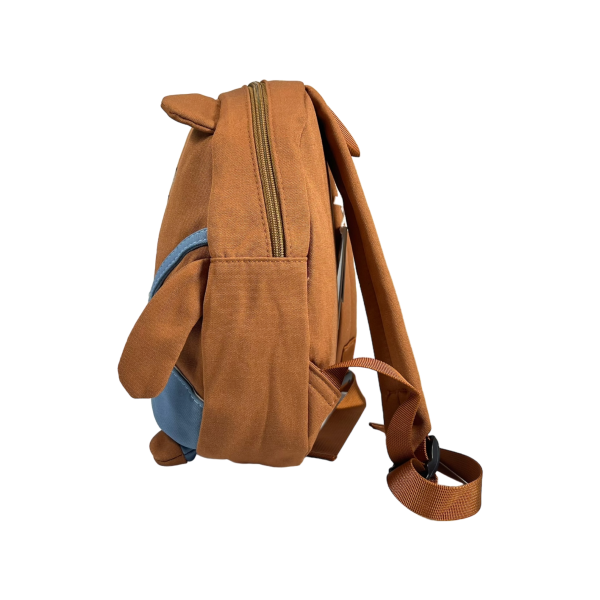 Детский дошкольный рюкзак на одно отделение, коричневый Детский дошкольный рюкзак на одно отделение, коричневый