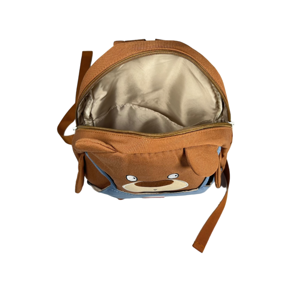 Детский дошкольный рюкзак на одно отделение, коричневый Детский дошкольный рюкзак на одно отделение, коричневый